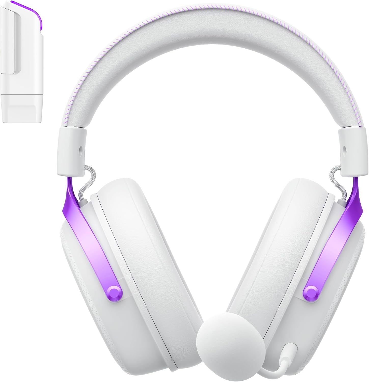 Davant view of Havit H2015YG headphone with detachable microphone