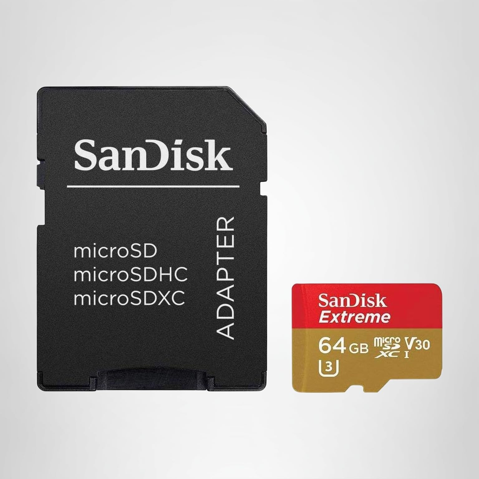 SanDisk Extreme 64 GB Class 10/UHS-I (U3) microSDXC : Electronics