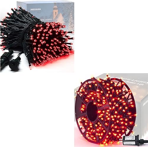 JMEXSUSS 200 LED/ 500 luces LED rojas de Halloween