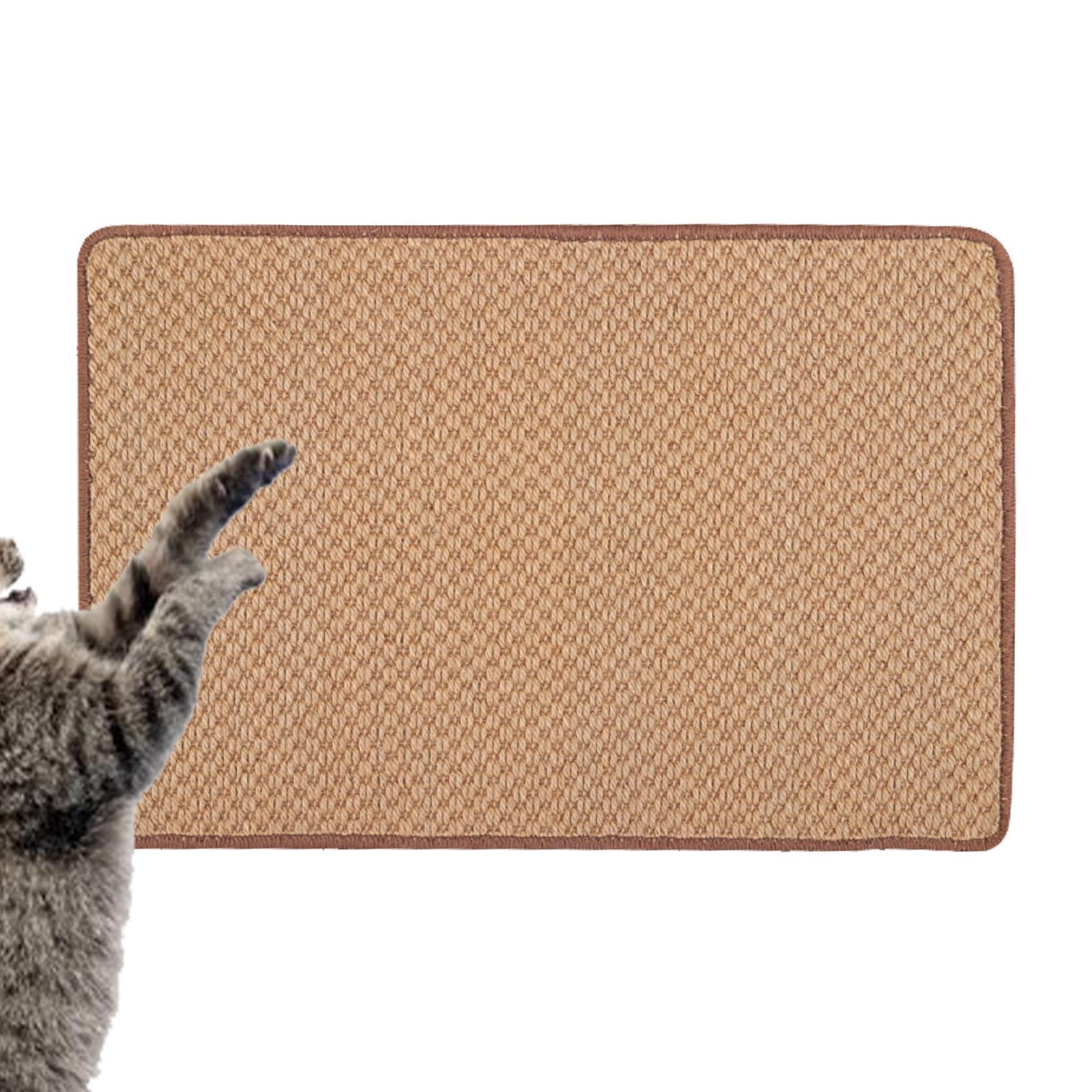 Tapis à gratter en sisal pour chats d'intérieur et protection de meubles