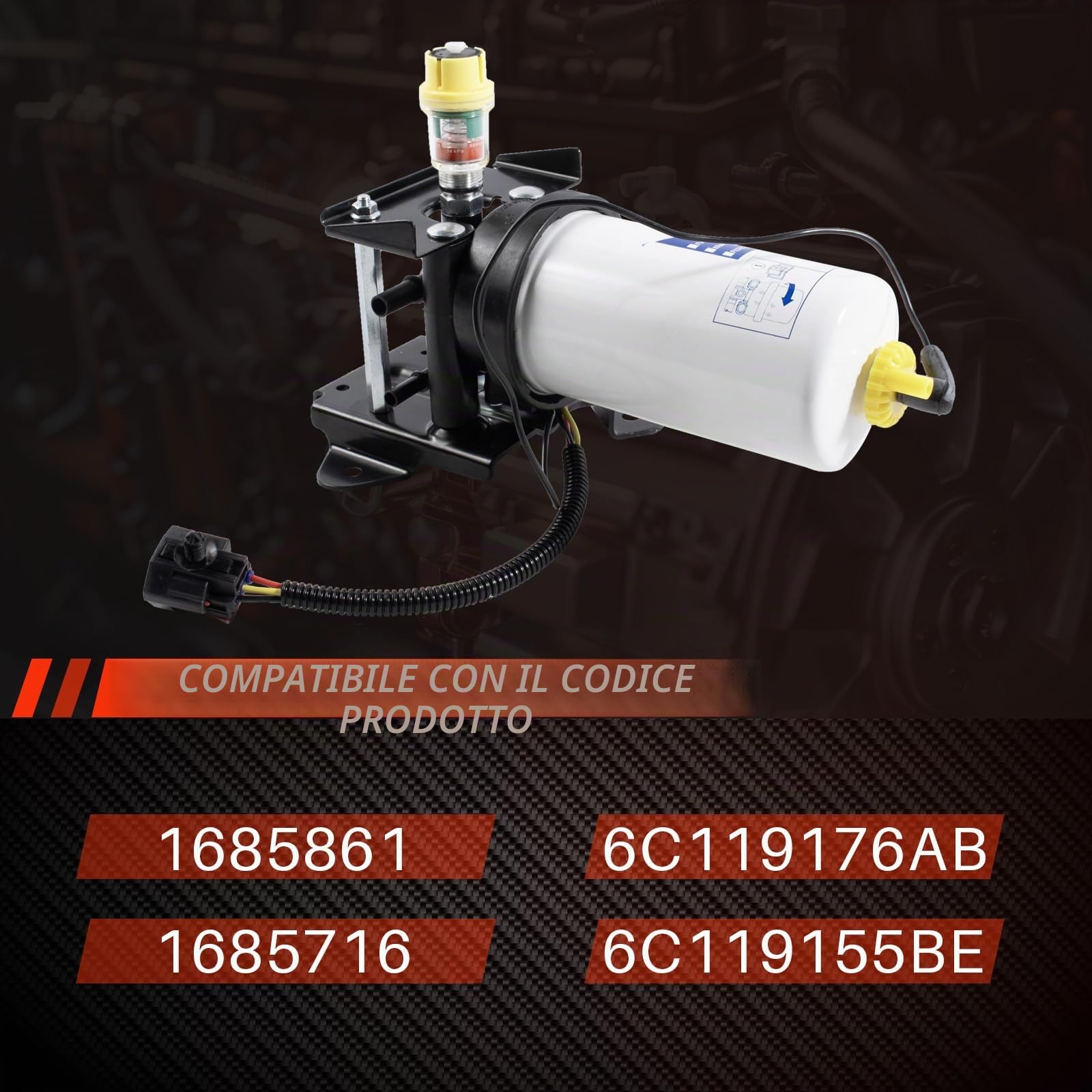 Filtro carburante, filtro diesel, gruppo di ricambio per F 0 r d Transit 2,2 – 3,2 TDCI MK7 2006 – 2014 accessorio auto parte # 1685716 6C119155BE