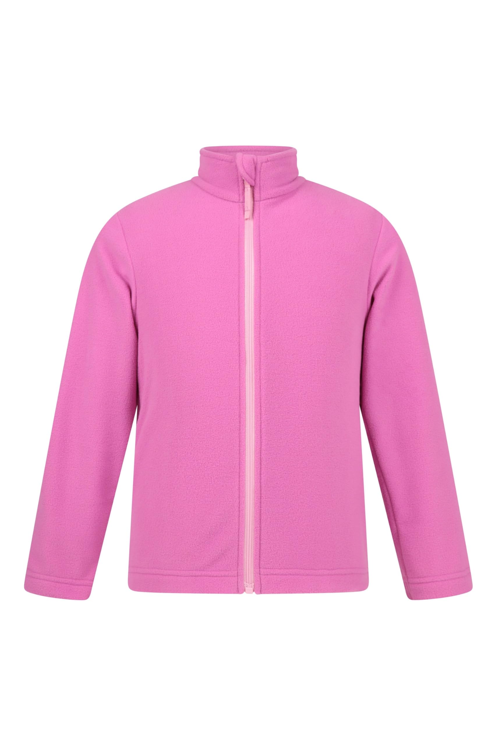 Mountain Warehouse Camber Kids Full-Zip Fleece Jacket Dark Pink 7-8y