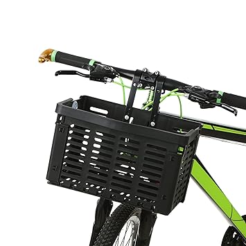 Folg Bike Basket Detachable lebar Front Basket Bicycle Rear Rack Hanging Basket Cycling Cargo Carrier
