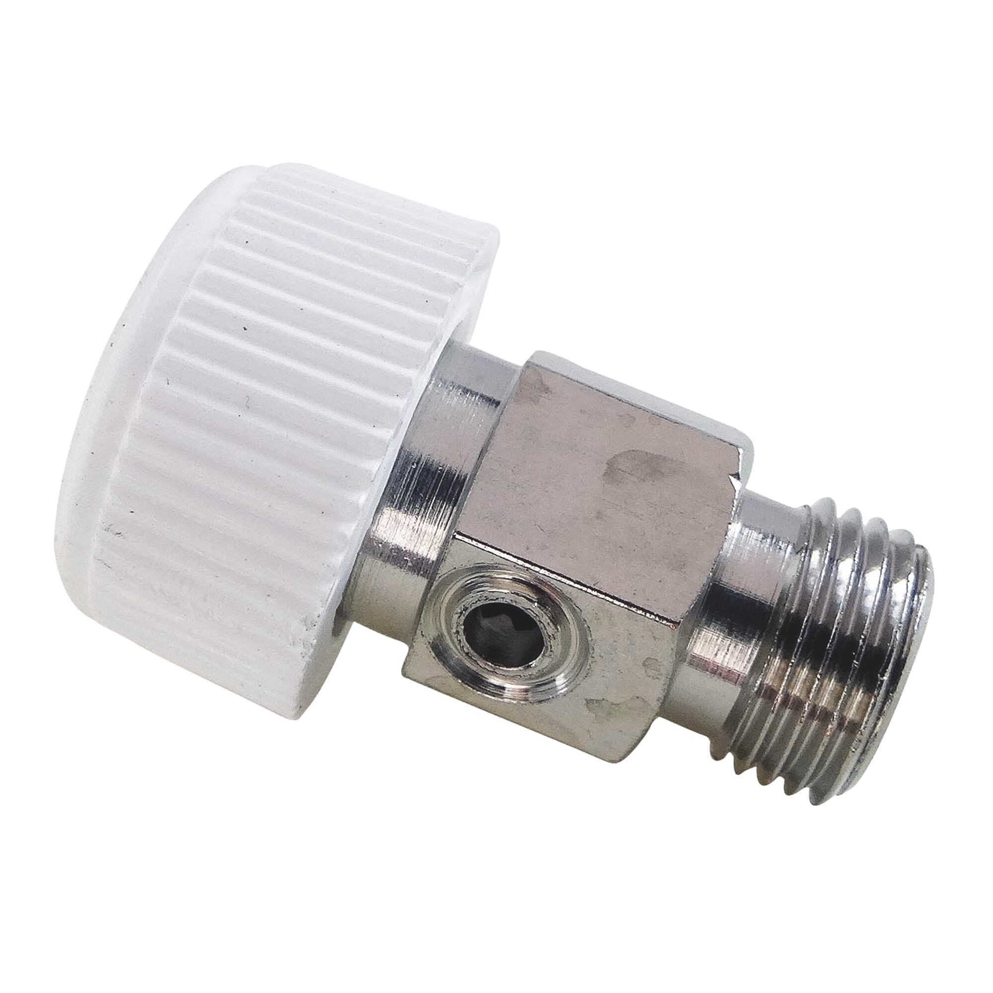 SOMATHERM FOR YOU, Purgeur d'air volant Hostaform M5/​10 en laiton nickelé, compatible avec radiateurs 5/​10, idéal pour eau chaude et froide, couleur gris/​argent, facile à installer