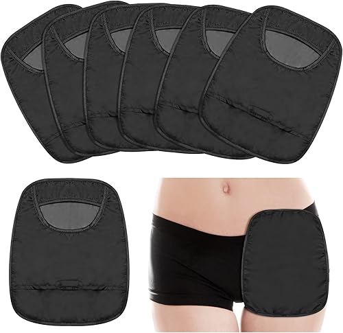 6 fundas para bolsas de ostomía impermeables, para ducha, elásticas, ligeras, con apertura para el cuidado de la ileostomía, 6 unidades