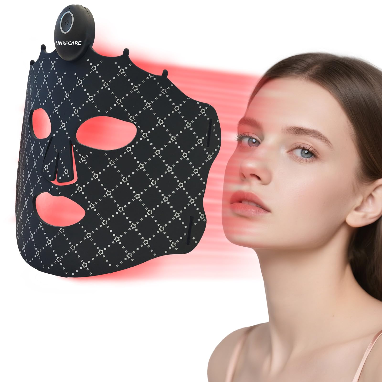 Red Light Therapy for Face 7 Color LED Face Mask Light Therapy Wireless LED Mask Therapy Facial Skin