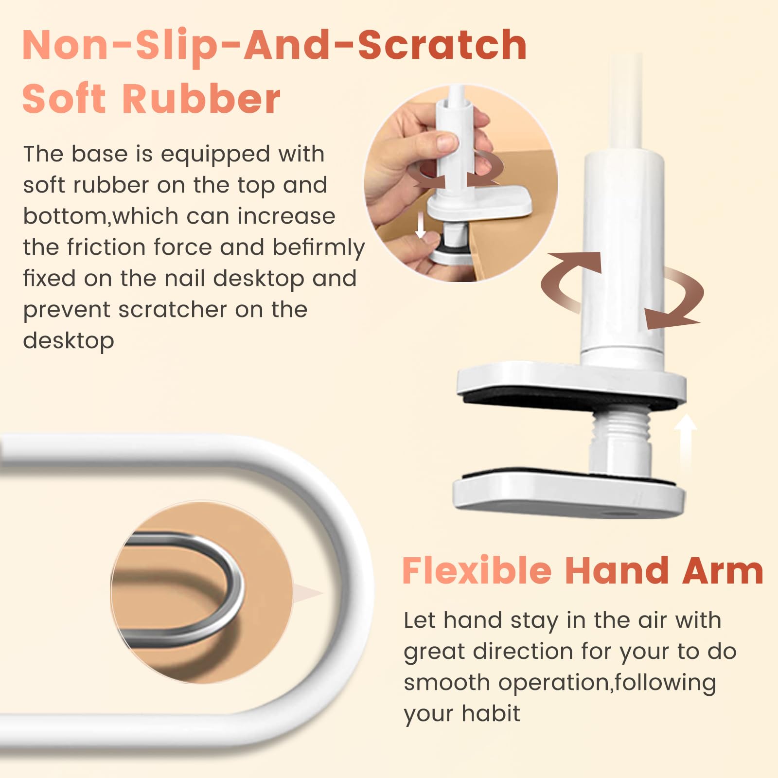 Yokilly Mano para Practicar Uñas: Flexible Mano Articulada Practicas Uñas y Uñas Acrilicas - Silicona Mano de Practicas de Uñas Manicura para Principiantes Salón Casa