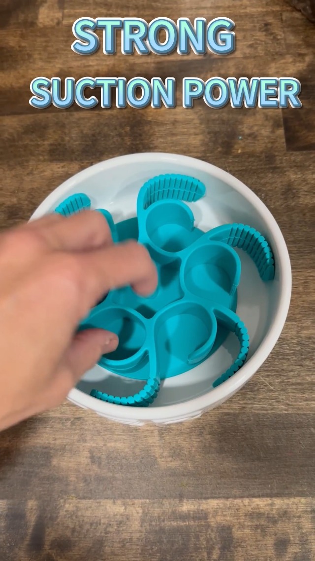 Slow Feeder Insert for Dog Bowl - 2PCS Anti-Bloat Silicone Mat with Super Suction, Slow Feeder Dog Bowls for Puppy Large Breed Dogs - image 7