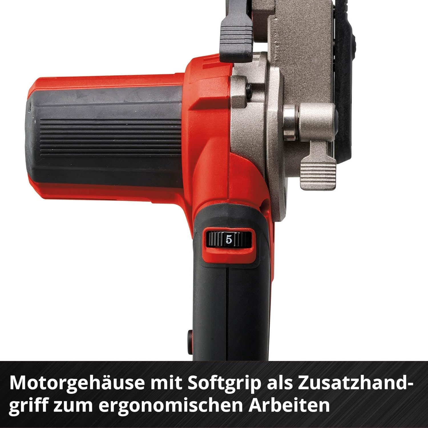 Einhell Akku-Bandfeile TE-BF 18 Li-Solo Power X-Change (18 V, Geschwindigkeit bis 1.700 m/min, 2x Schleifarme 9 mm und 13 mm, inkl. 12x Schleifbänder, ohne Akku)