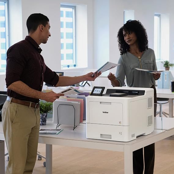 Brother HLL9410CDN Enterprise Color Laser Printer with Fast Printing, Large Paper Capacity, and Advanced Security Features