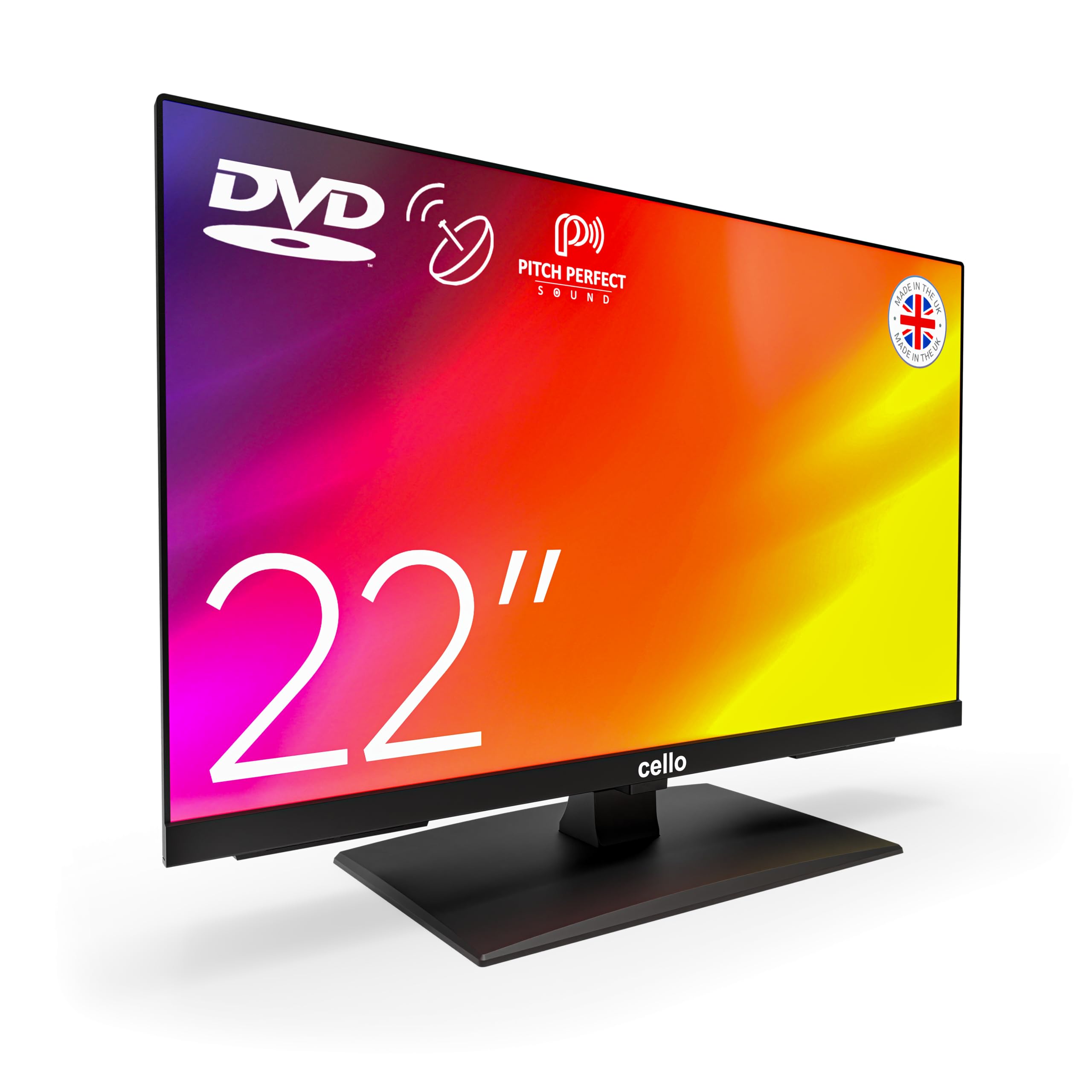 Cello Téléviseur C2224F 22 Pouces Full HD 230 V Lecteur DVD intégré