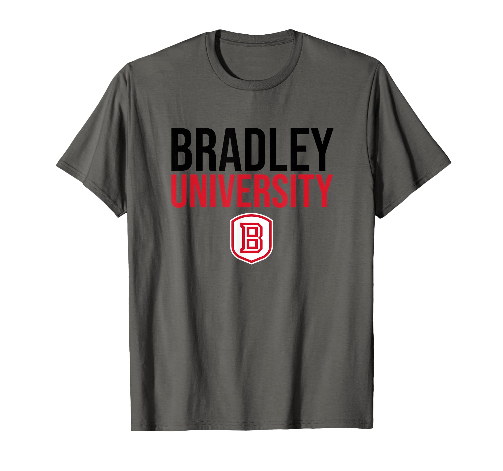 Bradley University Braves Stacked T-Shirt