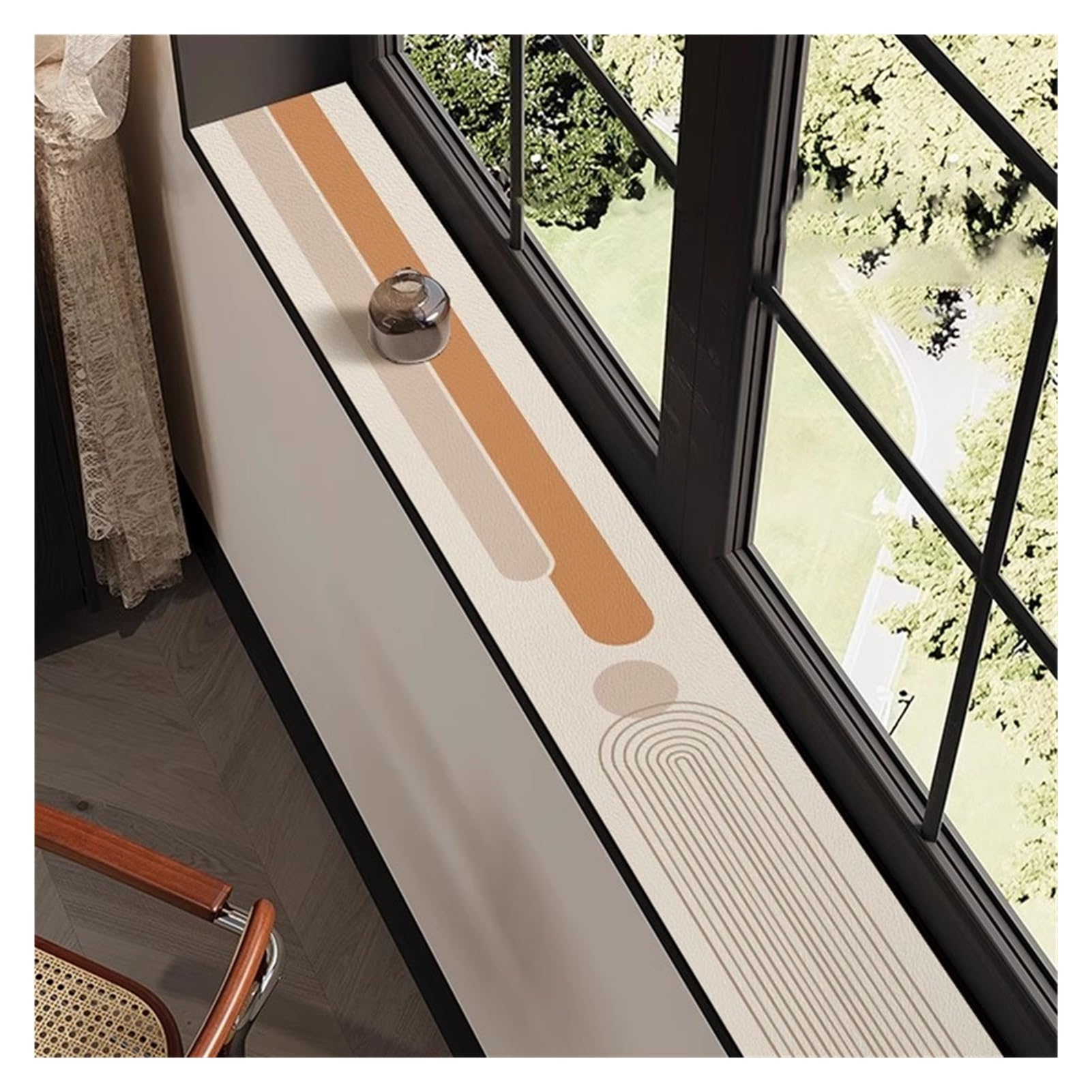 Tappetino Decorativo Impermeabile For Davanzali For Gatti/cani/piante, Tappetino For Davanzali For Camera Da Letto/veranda(Color8,180x34cm(71x13.4in))