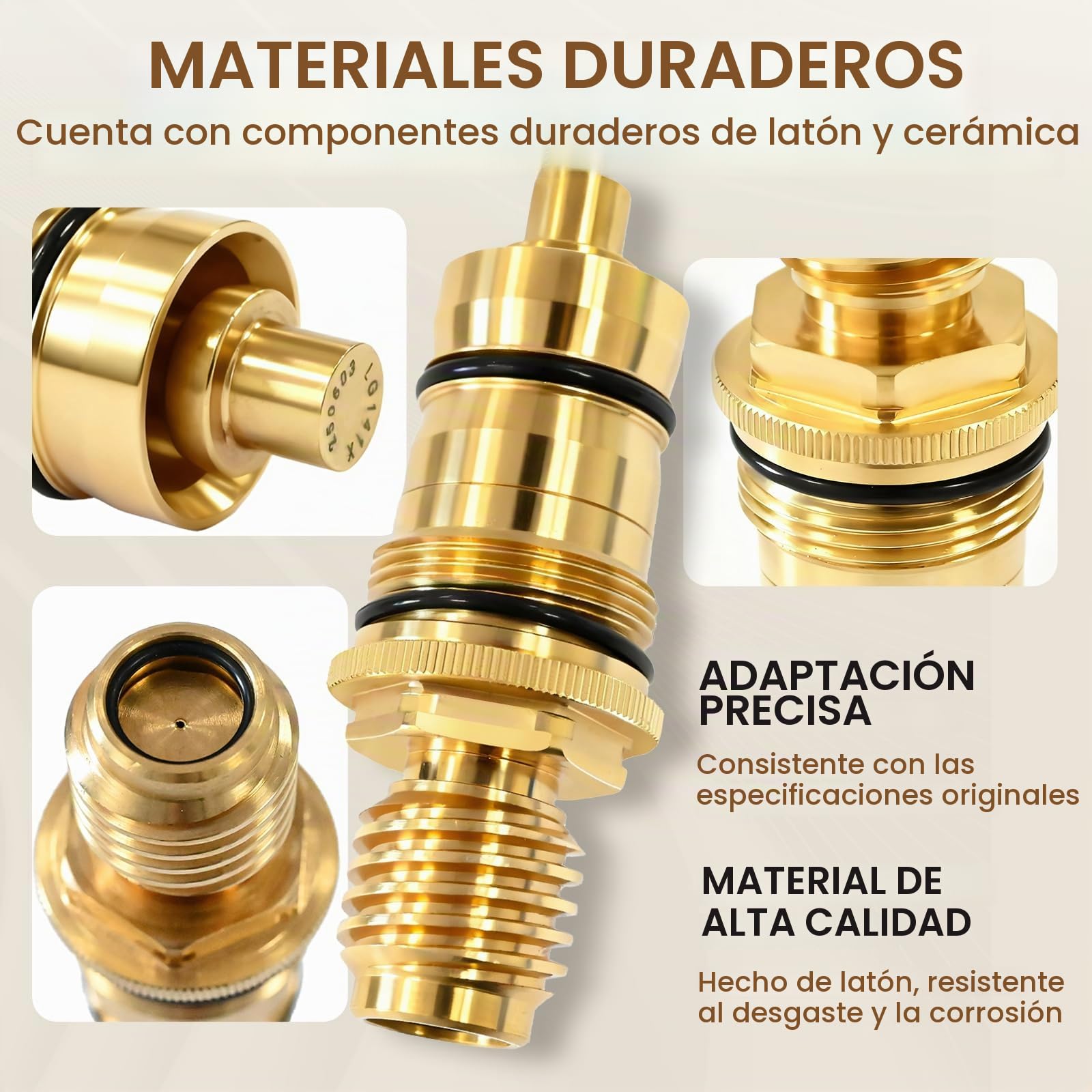 GR-47450000 - Unidad de control de temperatura de 1/2" – apto para mezclador termostático Grohtherm 1000/3000 y Automatic 2000 – Pieza de repuesto n.º 47450000
