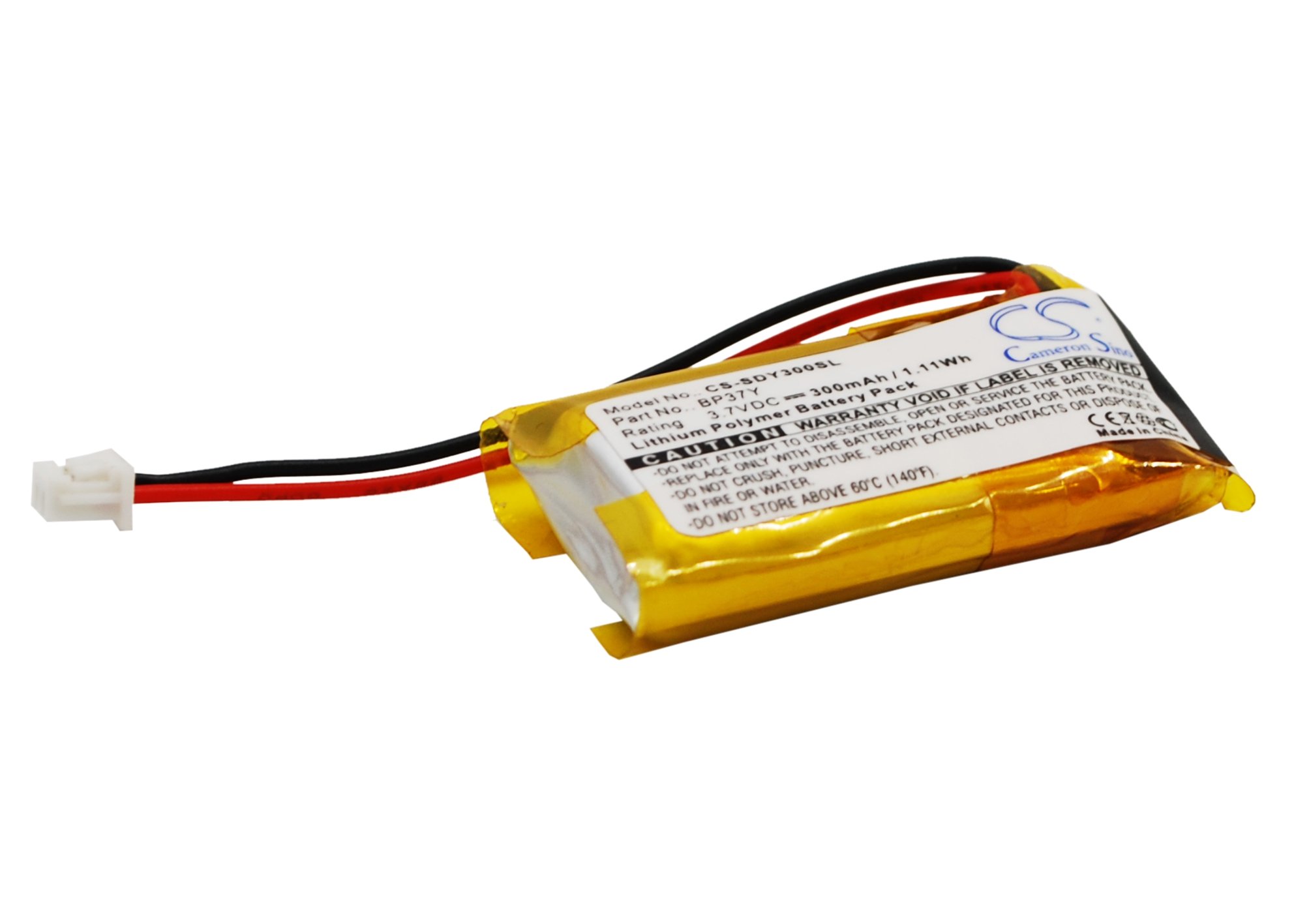 KRADOX 3.7v Compatible with Battery DA BP37Y, BP-37Y YS-300 Bark Collar, YS300 bark Control Collar