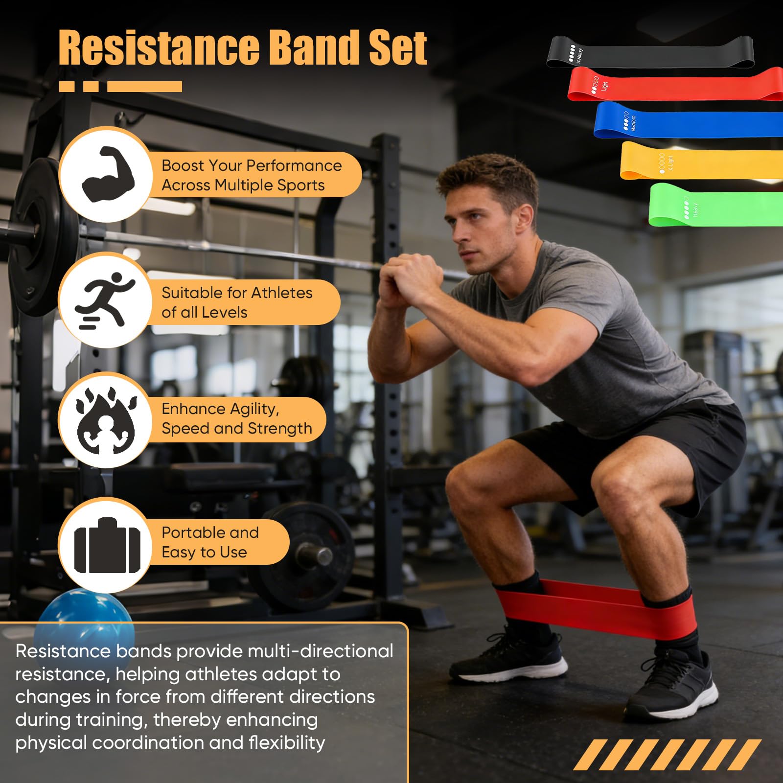 Kit Allenamento Calcio Completo, Scala Agilità 6m (12 Gradini), 10 Coni Allenamento, Tappeto Calcio, Paracadute Resistenza, Bande Elastiche e Picchetti, Accessori Calcio Bambino