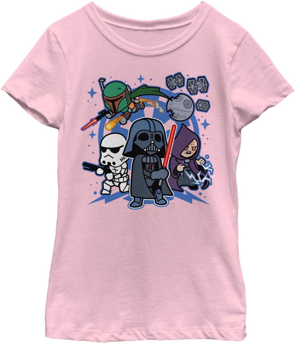 STAR WARS Girl's Empire Cartoon Characters T-Shirt