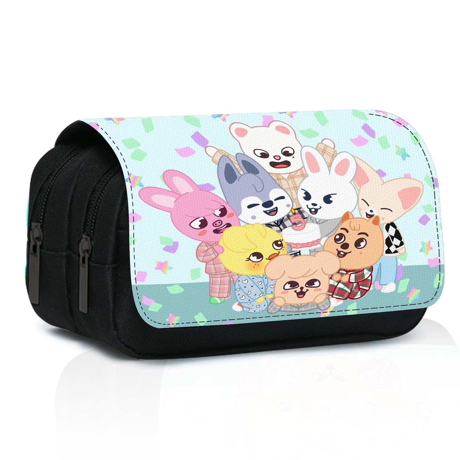 NlsqUK Skzoo Pencil Case Compartment, Large Capacity Stray Pencil Cases