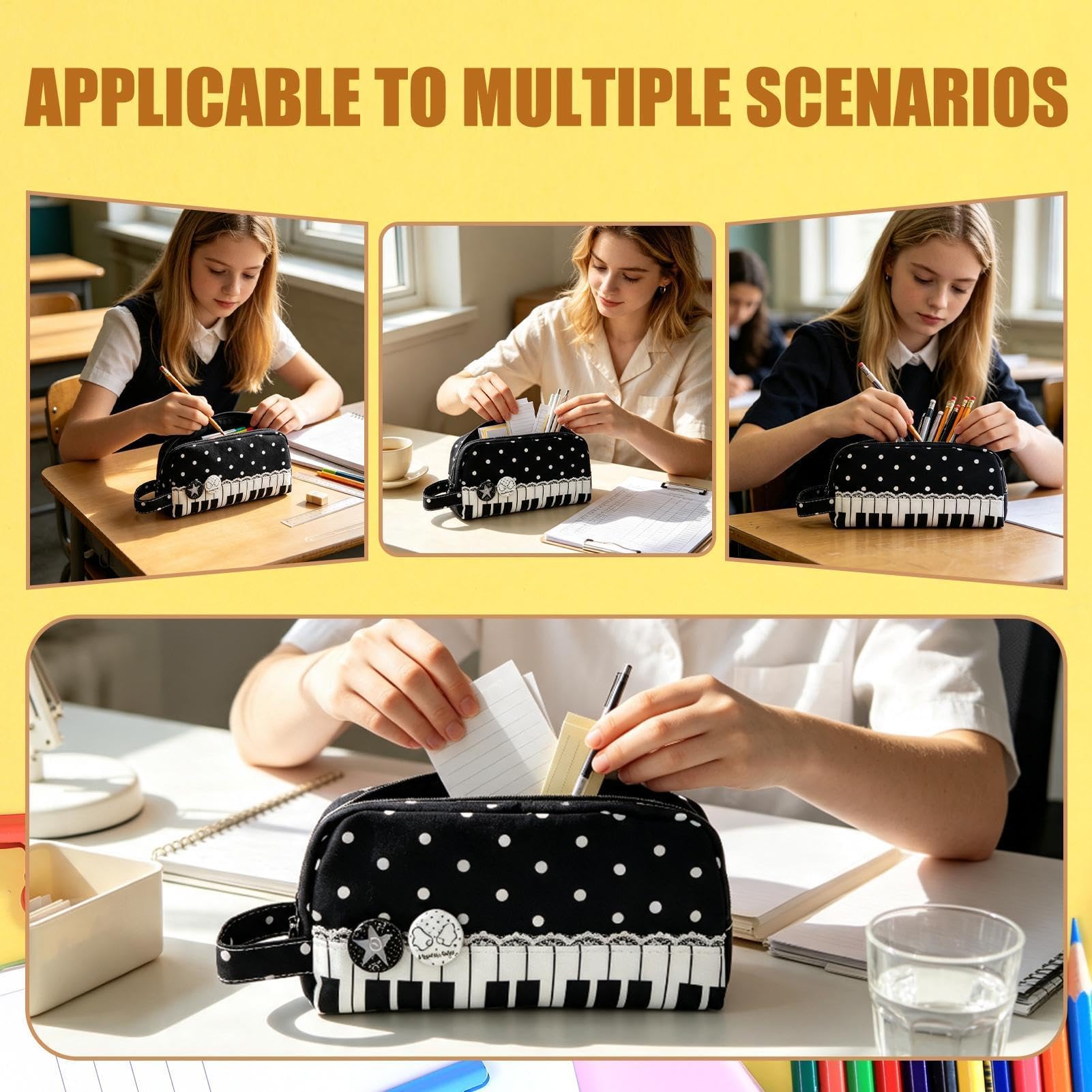 Astuccio Portamatite Contenitore Organizer Portacancelleria Con Estetica