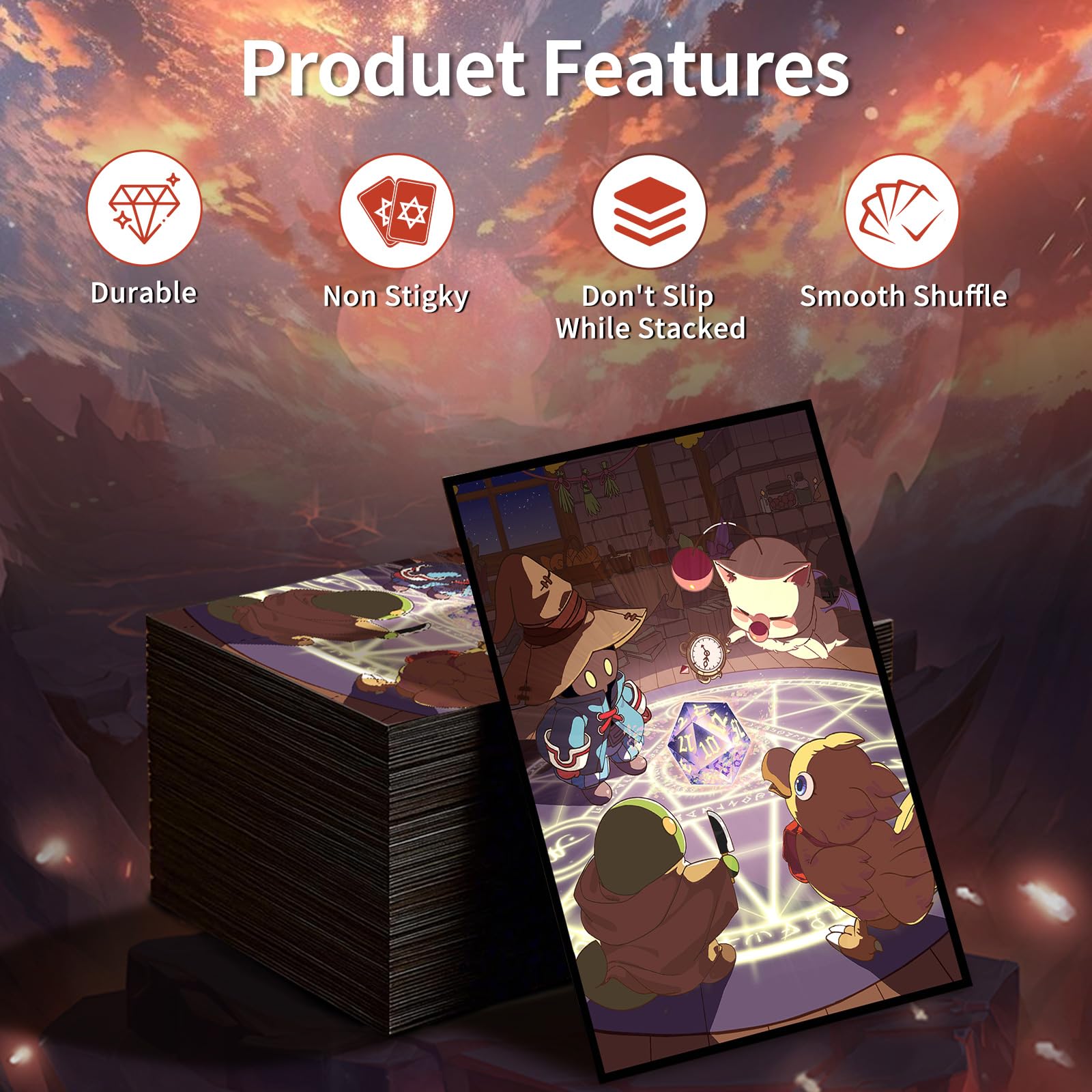 how to shuffle mtg cards with sleeves Amazon.com: White Card Sleeves 200 Pack, Standard Card Sleeves Sturdy  Sleeves Matte Back Finish, Perfect Shuffling