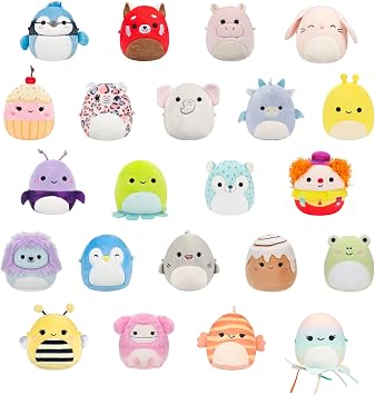 Squishmallows Original Micromallows Ferris Wheel Display Set - Includes 22 Micromallows