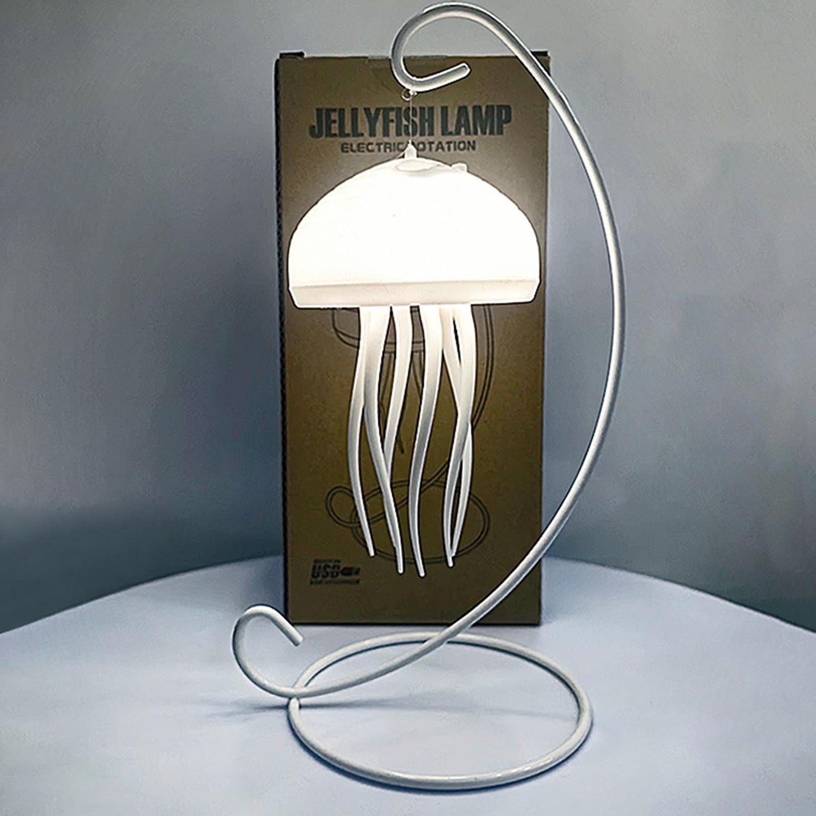 Lampada Medusa Con Musica E Altoparlante Bluetooth - Luce Notturna 7 Colori Con Meduse Nuotatrici, Regalo Originale