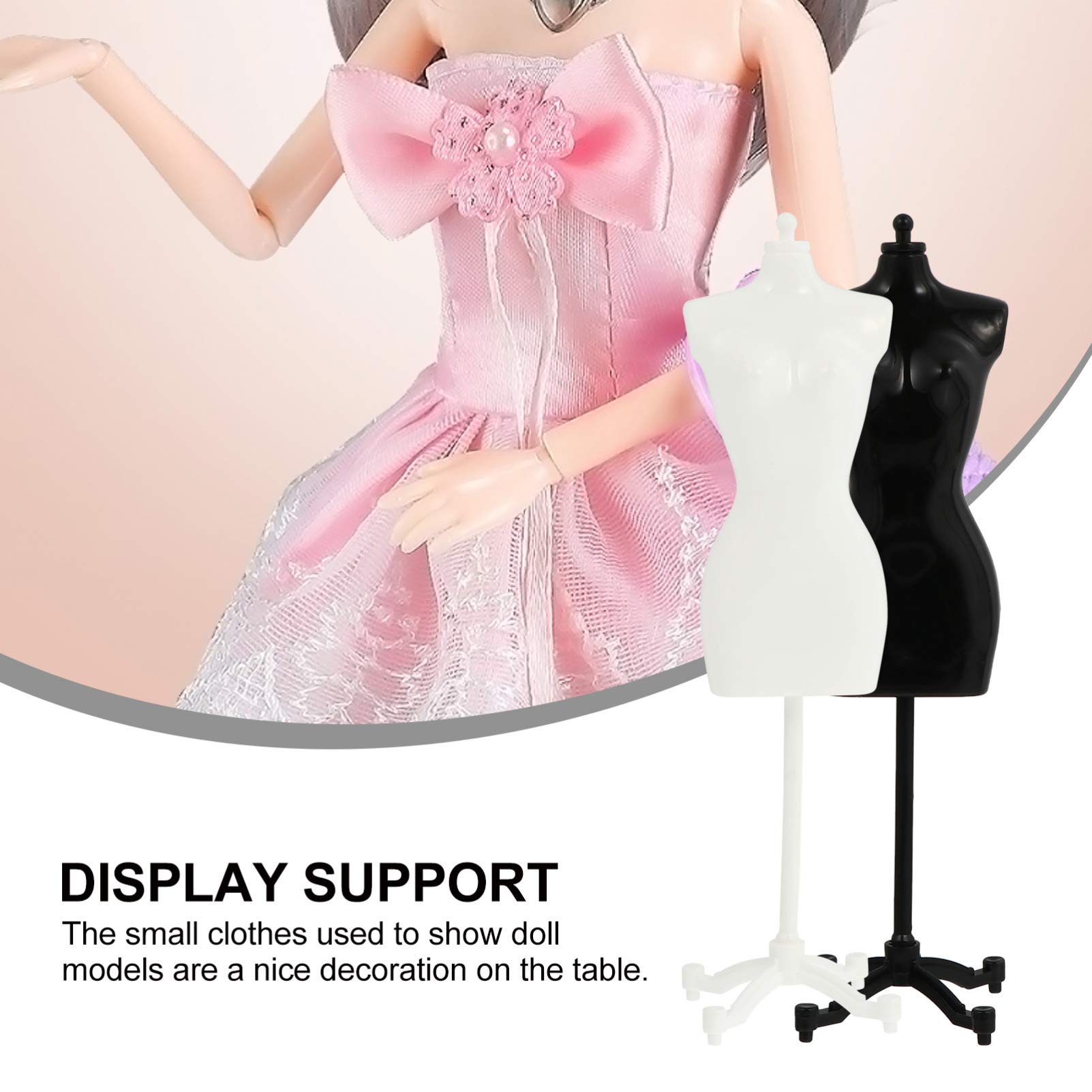 Amazon.com: 6PCS Doll Dress Form Sewing Doll Gown Garment Mannequin Model  Stand Clothing Display Torso Body Support for Children Kids : Industrial &  Scientific