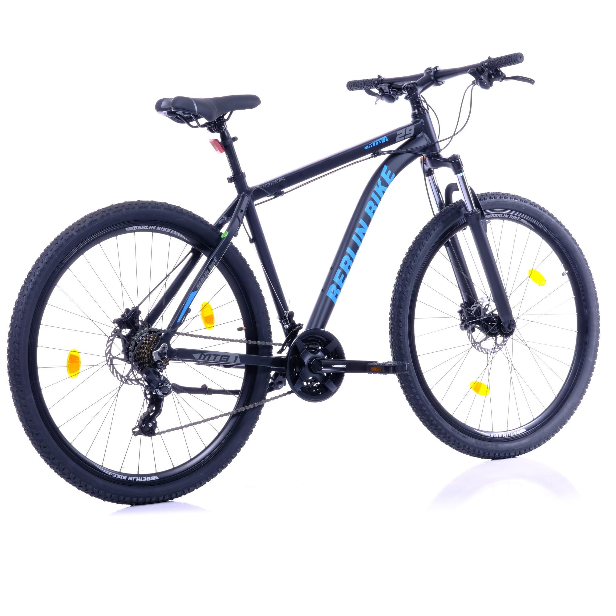 Rower górski MTB1 – z kompletnym zestawem Shimano – 21 biegów Shimano FD-TZ500/RD-TY300D, Dacron hydrauliczne hamulce tarczowe