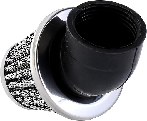 Miniatura 8 de Limpiador de filtro de 1.654 in y 1.65 pulgadas en ángulo de 45 grados, compatible con motocicletas de 125 cc-150 cc, 200 cc, 250 cc, ATV, scooter,
