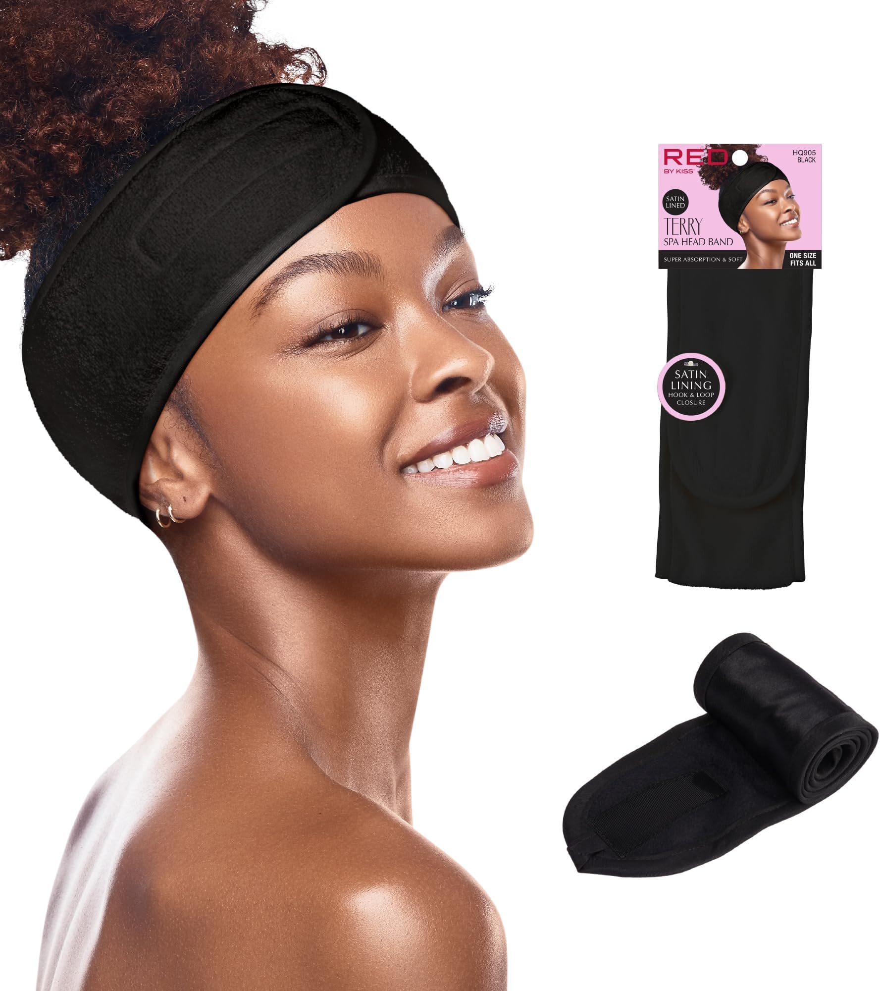 Kiss Print Face Wash Headband main image 1