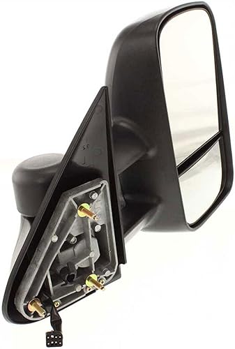 Miniatura 5 de Kool Vue Espejo compatible con Chevrolet Silverado 1500GMC Sierra 1500GMC Yukon Power telescópico manual plegable con calefacción y textura negra