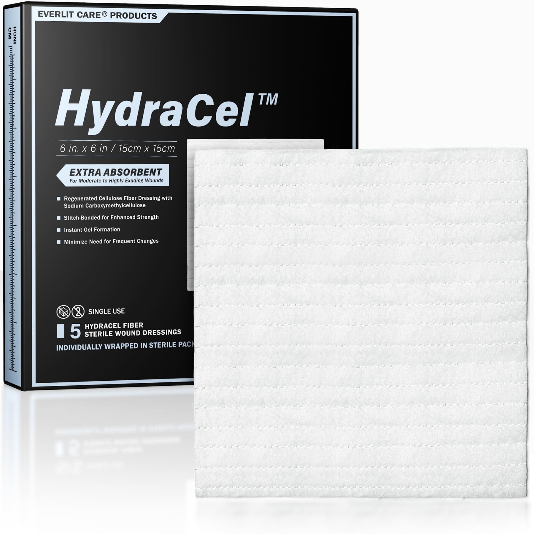 black dressing for wounds Soft Foam Bandage Black 6 cm x 4.5m