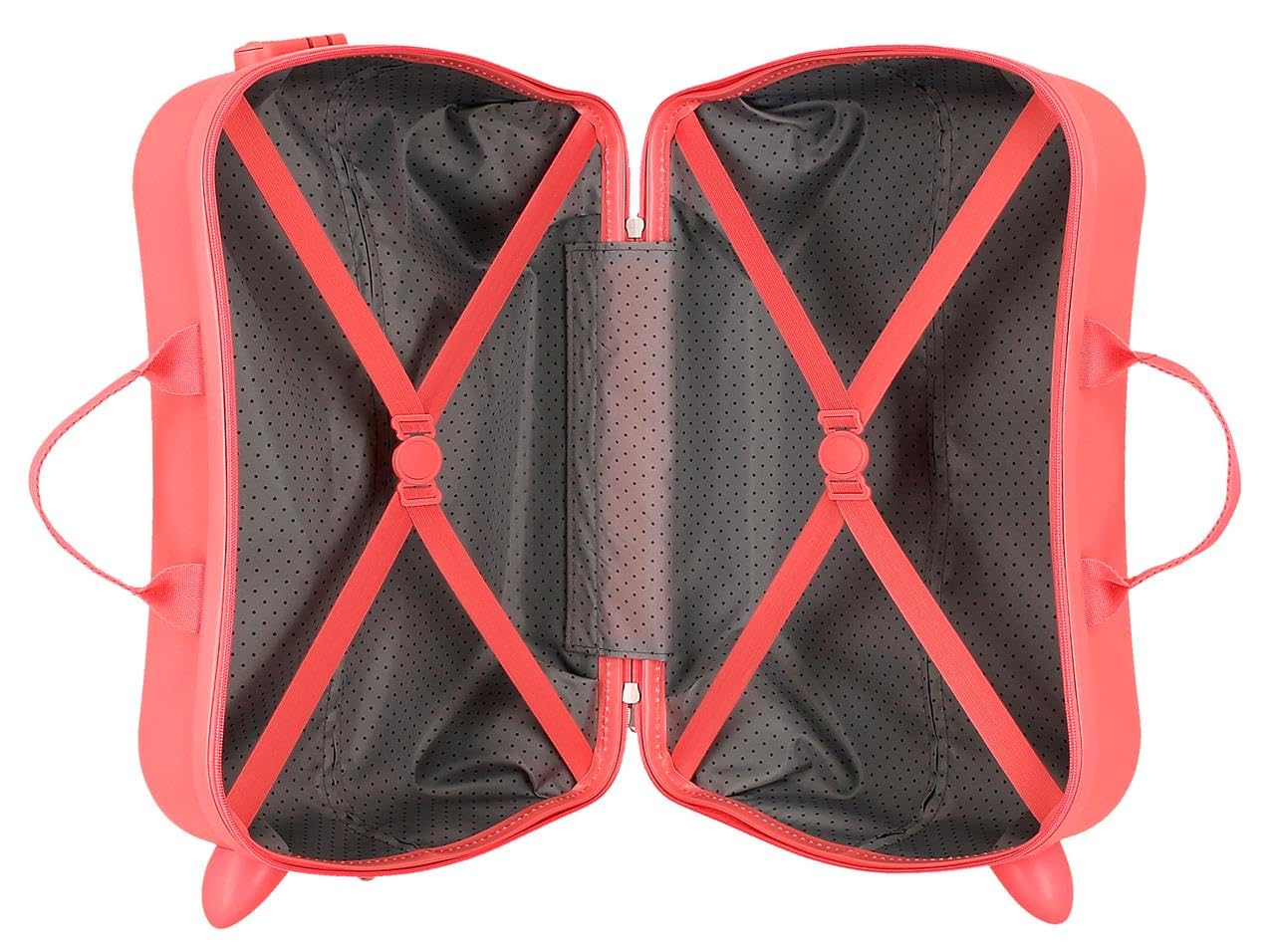 Joumma Disney Vaiana Sea Vibes walizka dziecięca koralowa 50 x 38 x 20 cm sztywne tworzywo ABS boczne zapięcie szyfrowe 34L 2,1 kg 2 koła podwójne bagaż podręczny