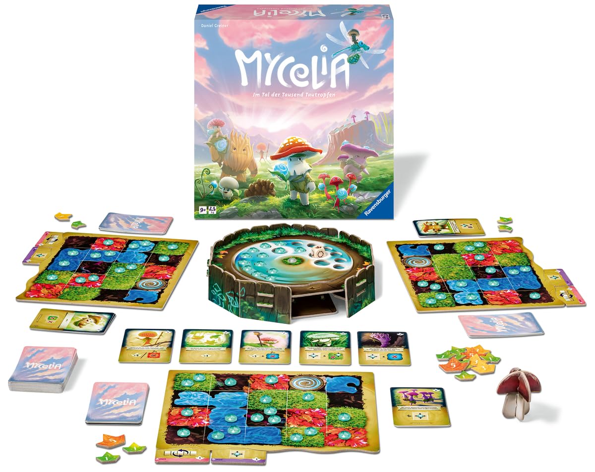 Ravensburger - Mycelia, Gioco da Tavolo per Tutta la Famiglia, 1-4 Giocatori, Giochi per Adulti e Bambini 9 anni, Regali Festa della Mamma Originali, Edizione in Italiano