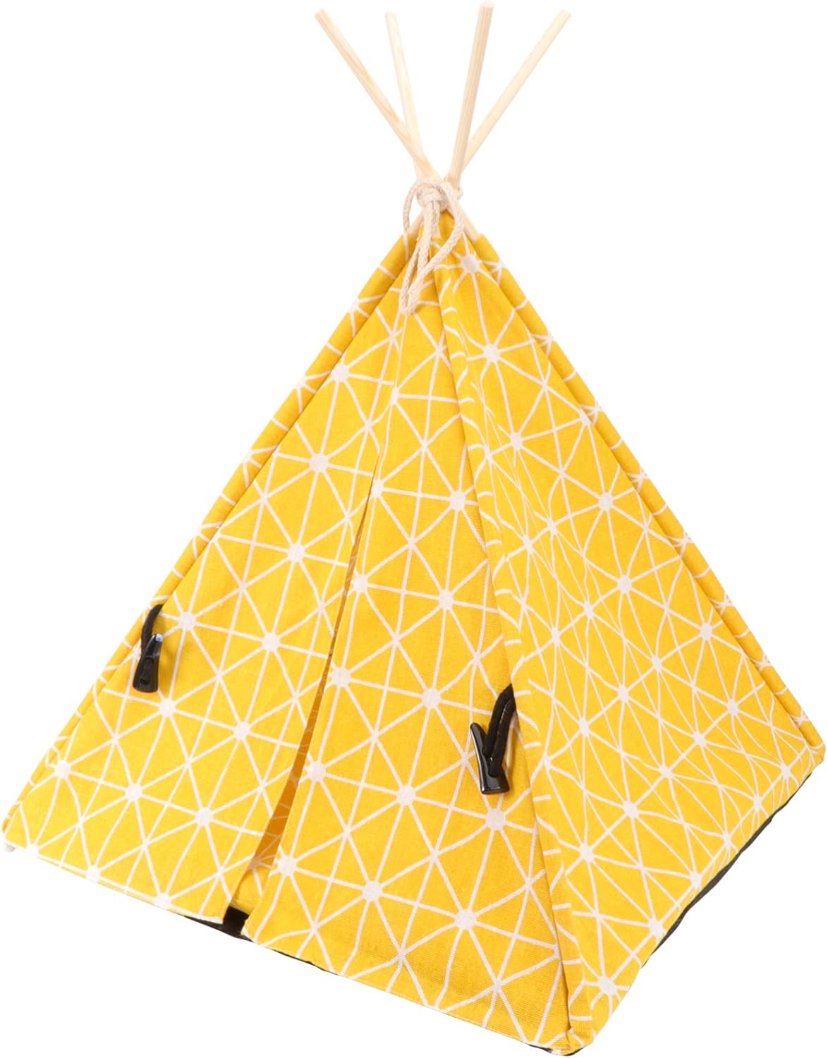 balacoo Kitten Playpen Pet Teepee Portable Foldable Pet Tent Teepee Pet Bed Bed Cat Hut Removable Shade Portable Pet Tent Pet Supplies for Dog Cat Rabbit Pet Indoor Outdoor Foldable Playpen