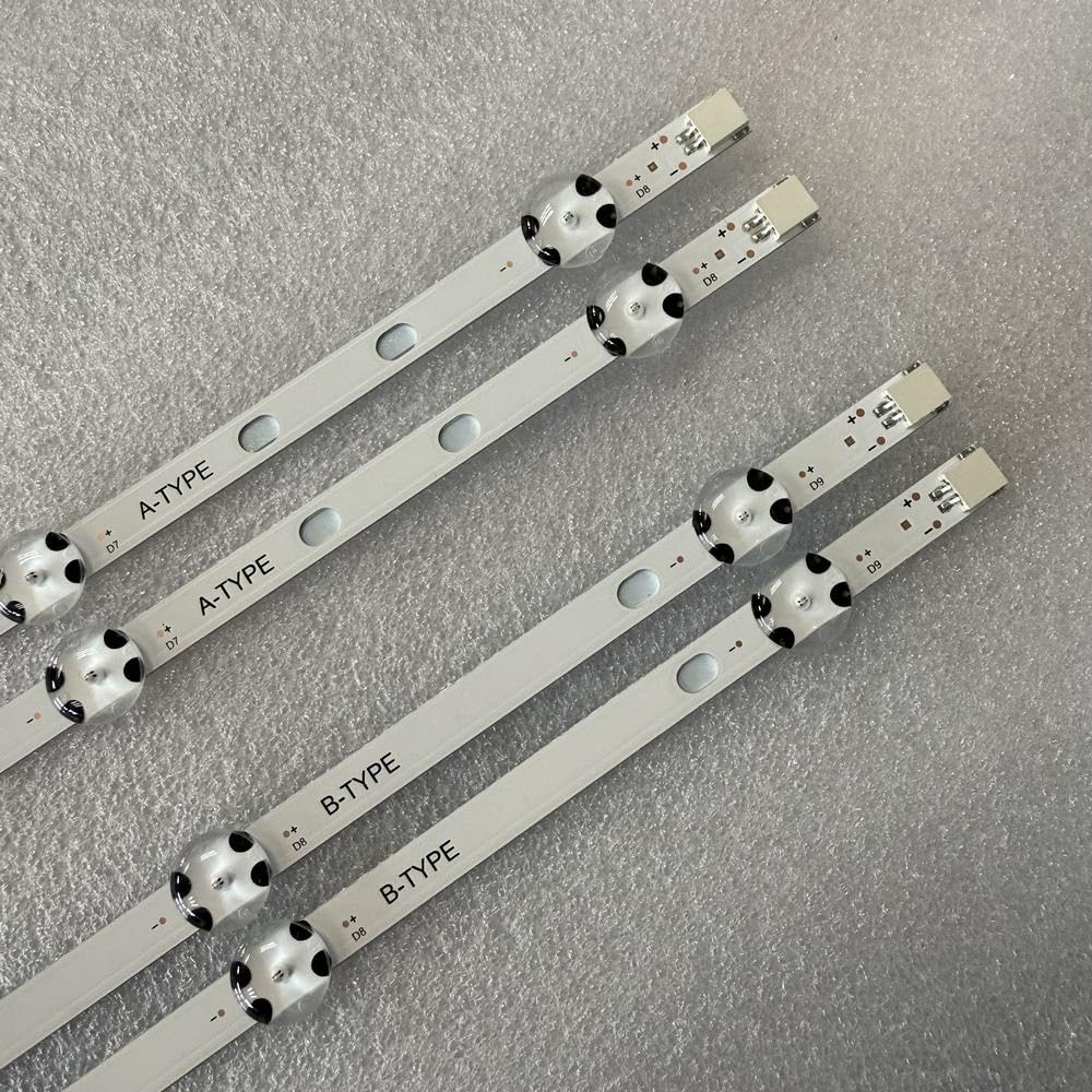 LOCLPCKGYA LED Strip For 17DB43H Fit For Telefunken D43F282Y4CW LU43FZ41A Fit For Toshiba 43UL5A63DB 43U6763DA 43U5766DB 43U6663DB Fit For Vestel 43" DRT UHD A B(5 set For 5 TV)