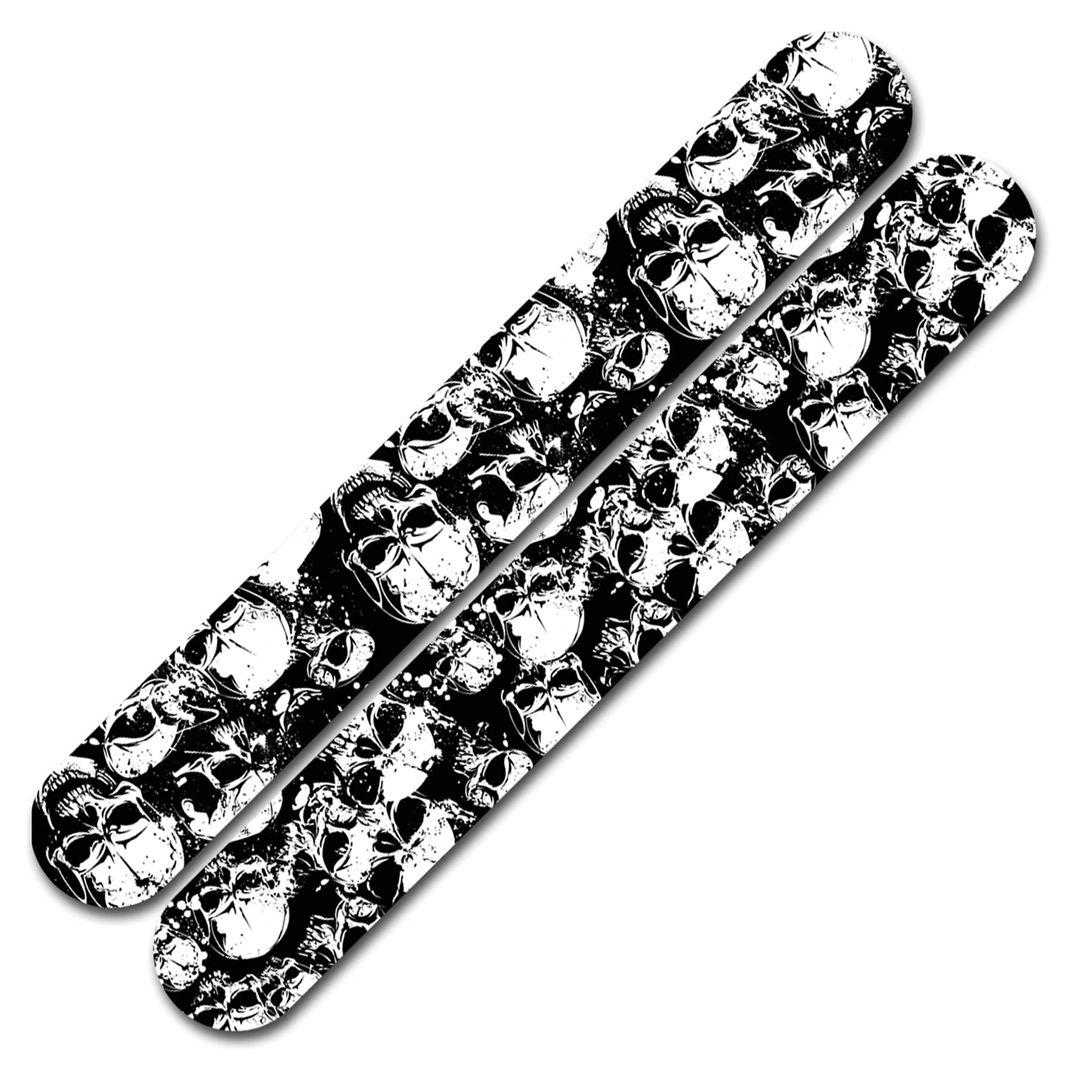 Finest Folia 21 Skulls Bicycle Chain Stays Protection Sticker Film Paint Protection R160 (21 Skulls)