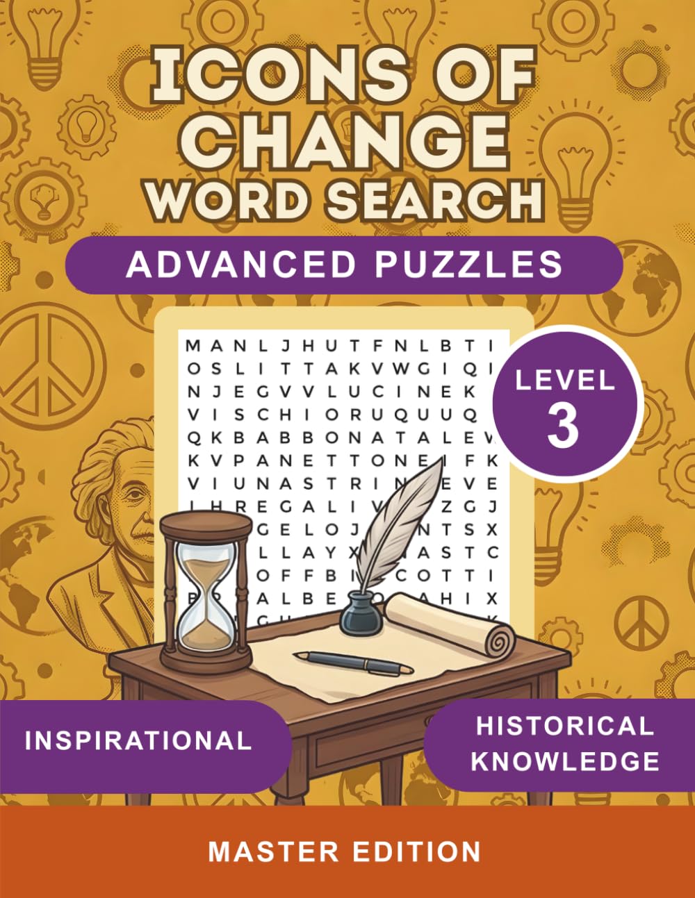 Icons of Change: Word Search Puzzles Honoring the Men and Women Who Shaped Our World