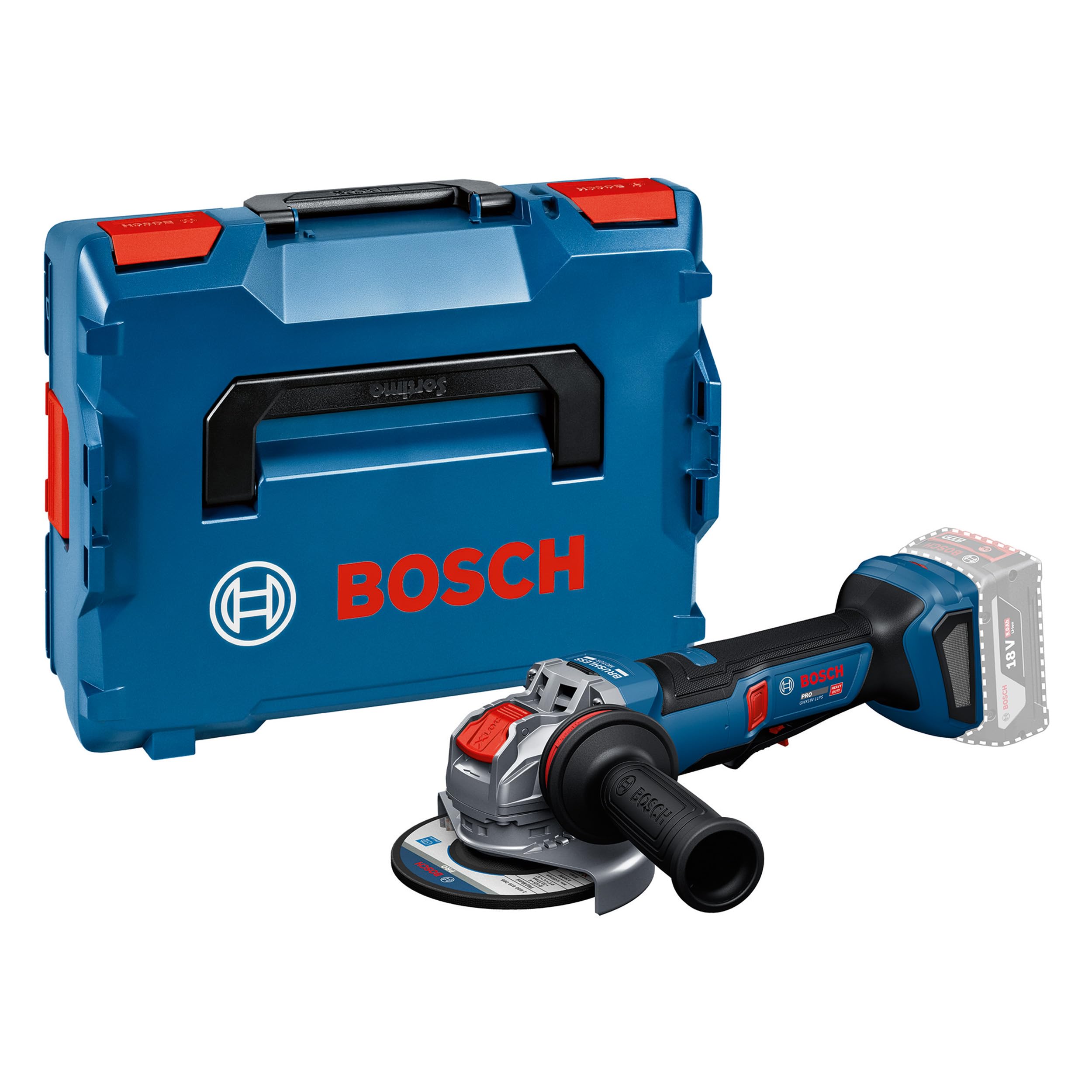Bosch PRO 18V System Cordless Angle Grinder GWX18V-11PS (incl. L-BOXX)