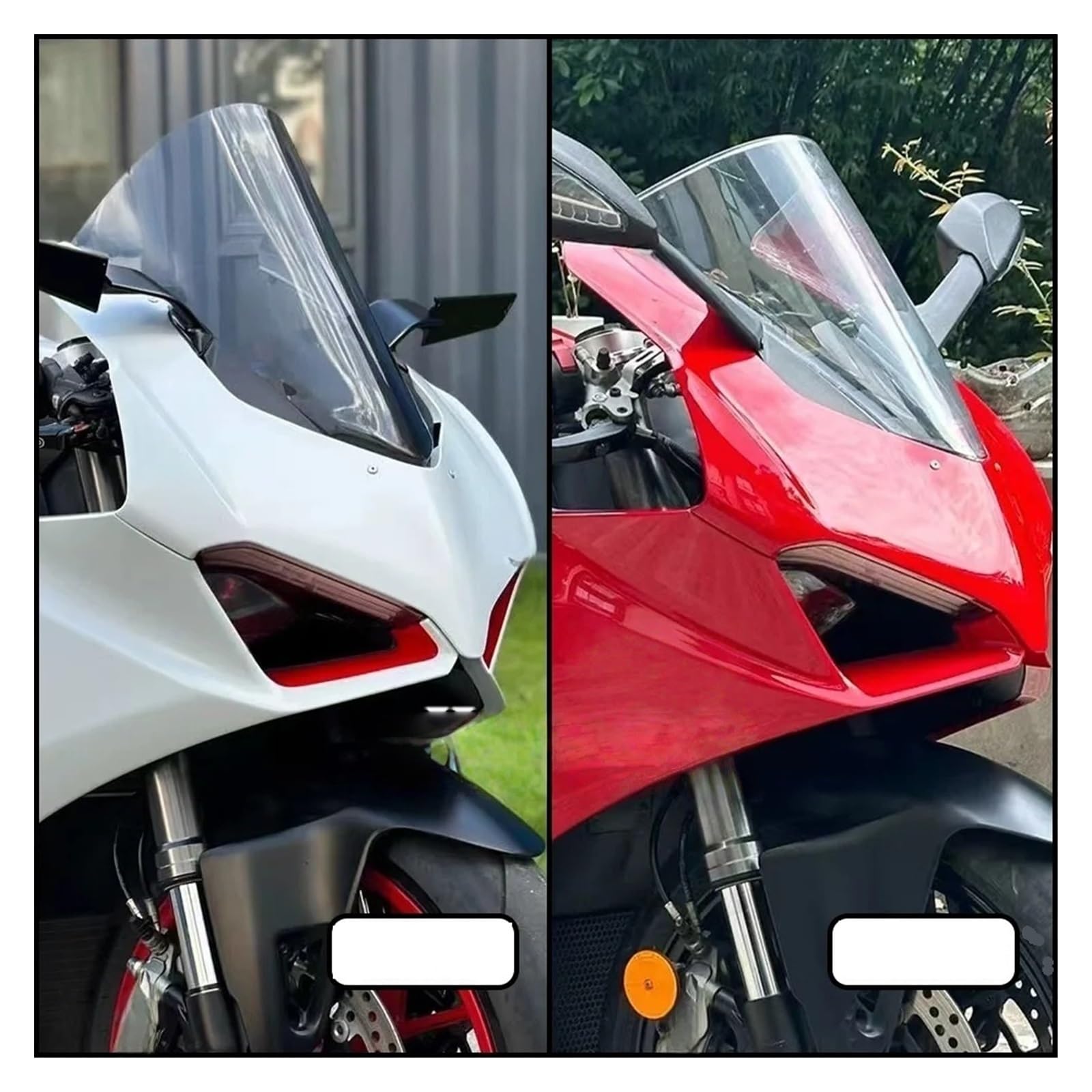 Cupolino Moto Parabrezza Per Moto Per Panigale V2 V4, Spoiler Per, Per WRS
