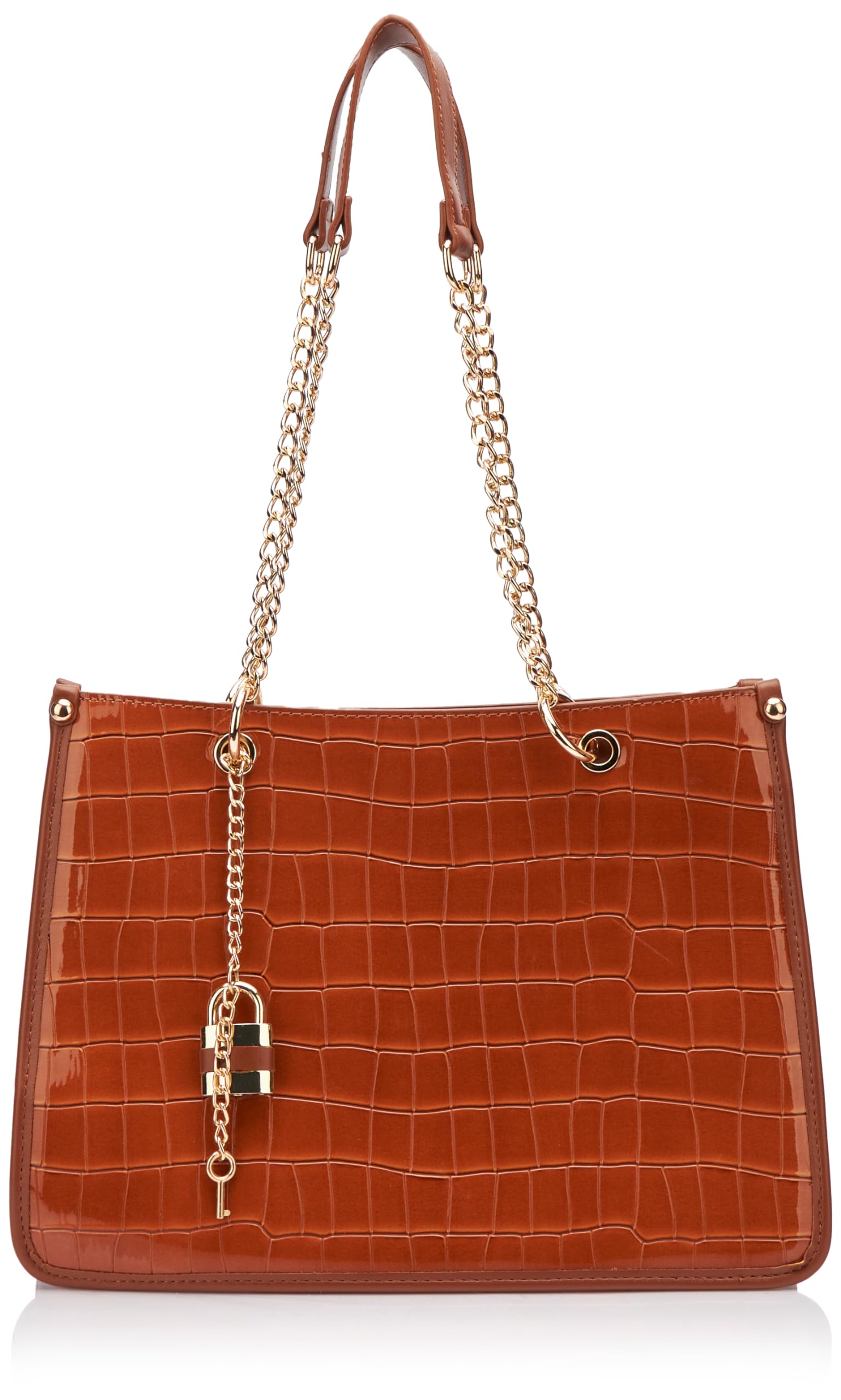 nelice Women's Handbag Shopper, Camel, One Size
