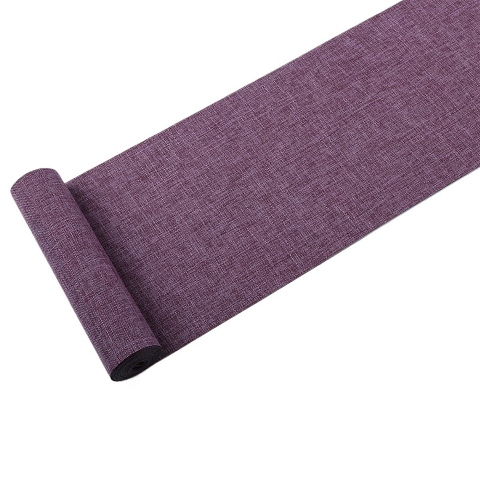 Table Runner Table Runner Waterproof Linen Natural Cloth for Wedding Party Restaurant Decor TV Cabinet Decorations(Purple,20X250cm)