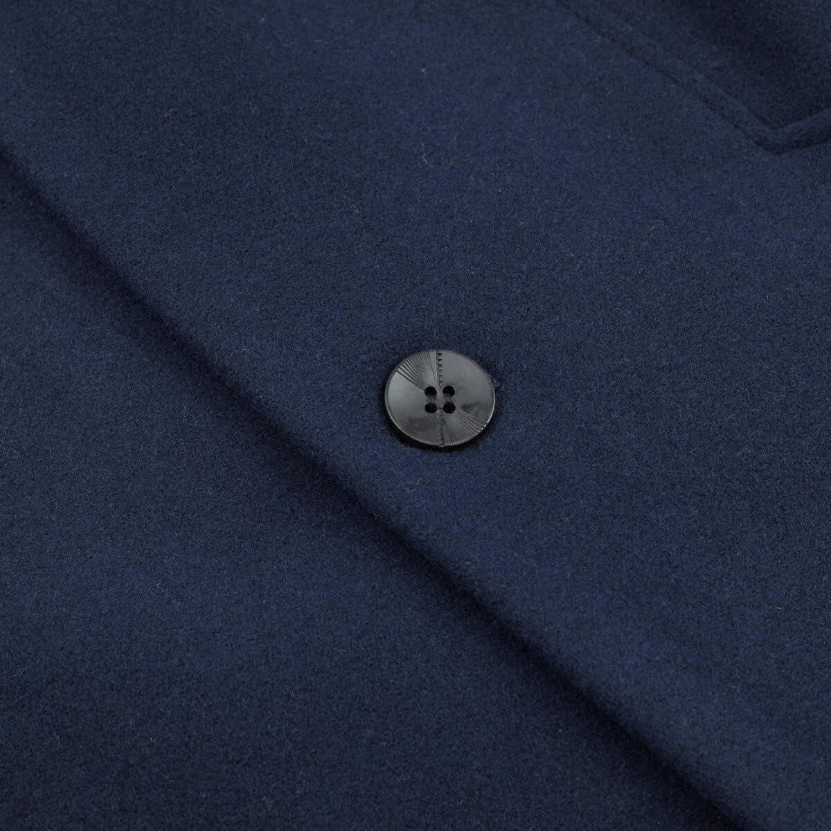 Allthemen Cappotto Lungo da Uomo Casual Trench Invernale in Lana Cappotti Spessa a Due Petti Outerwear a Vento Parka