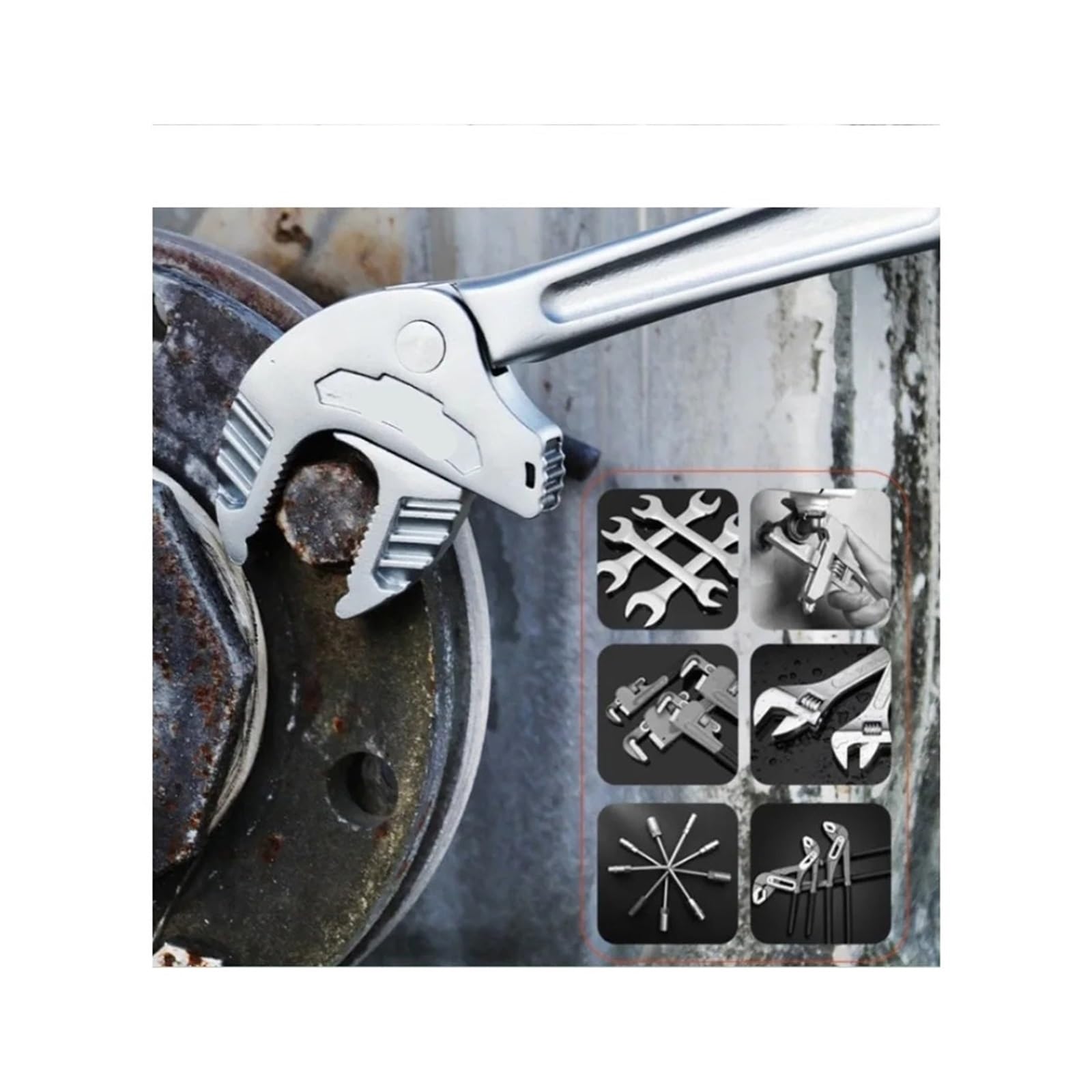 Pinza a Pappagallo Pinze for artigli di granchio Chiave regolazione Strumento bloccaggio automatico a bocca larga a cricchetto for utensili manuali automobilistici for impianti idraulici