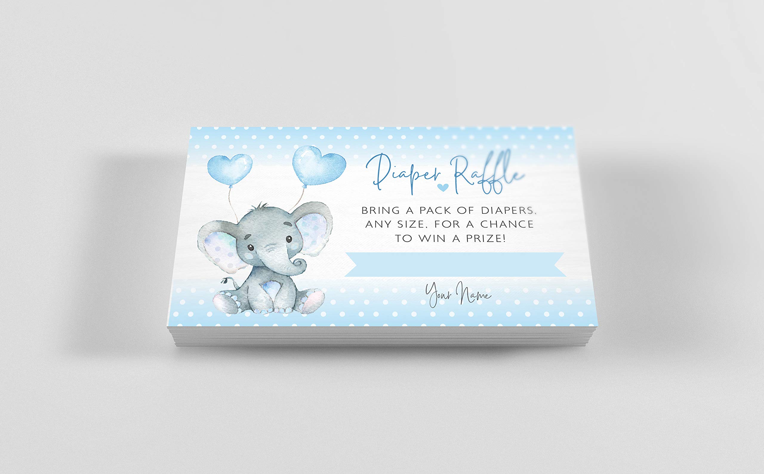Elephant Theme Party Supplies Elephant Baby Shower Invitations - 20 Count  With Envelopes \u0026 Diaper Raffle Cards, Blue 'Peanut' Theme QBGJTD 2 Piece  Halter Neck Sports Bra Booty Shorts, image size:2560x1589