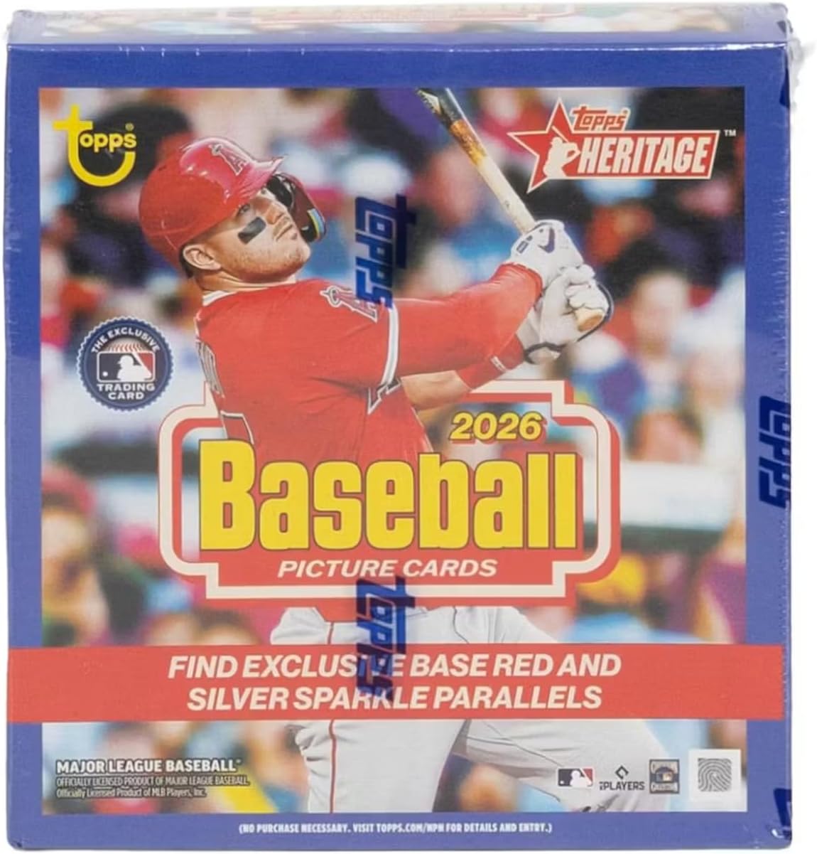 2026 Topps Heritage Baseball Sealed Mega Box (17 Packs/Box)