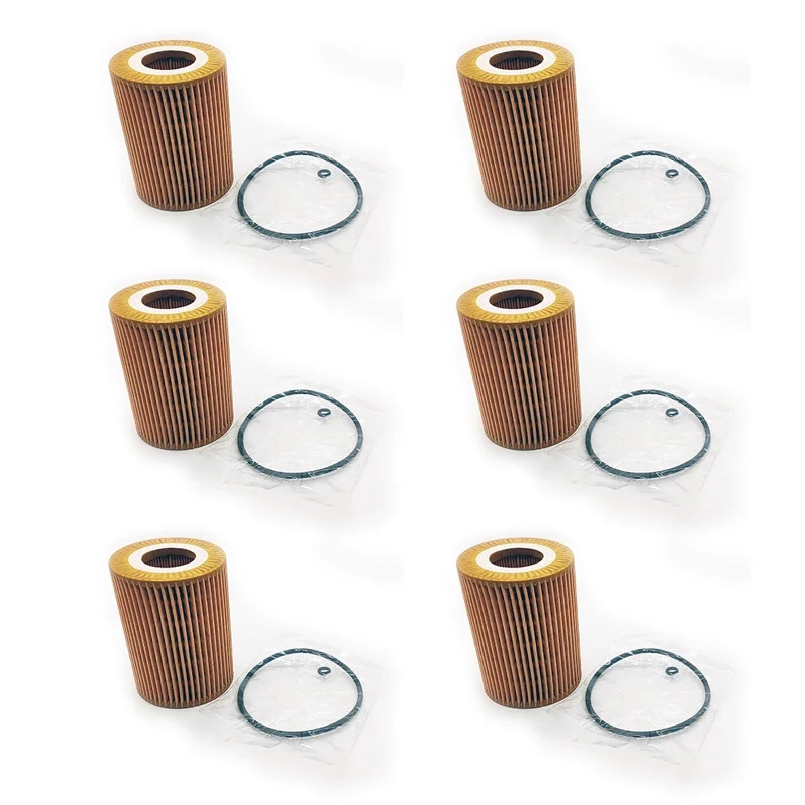 6/3/1 Set Kit filtro olio A6421800009 Adatto per Mercedes W164 W166 W211 W212 R251 Sprinter GL320 E320 ML320 per Grand Filtro olio(6Pcs)