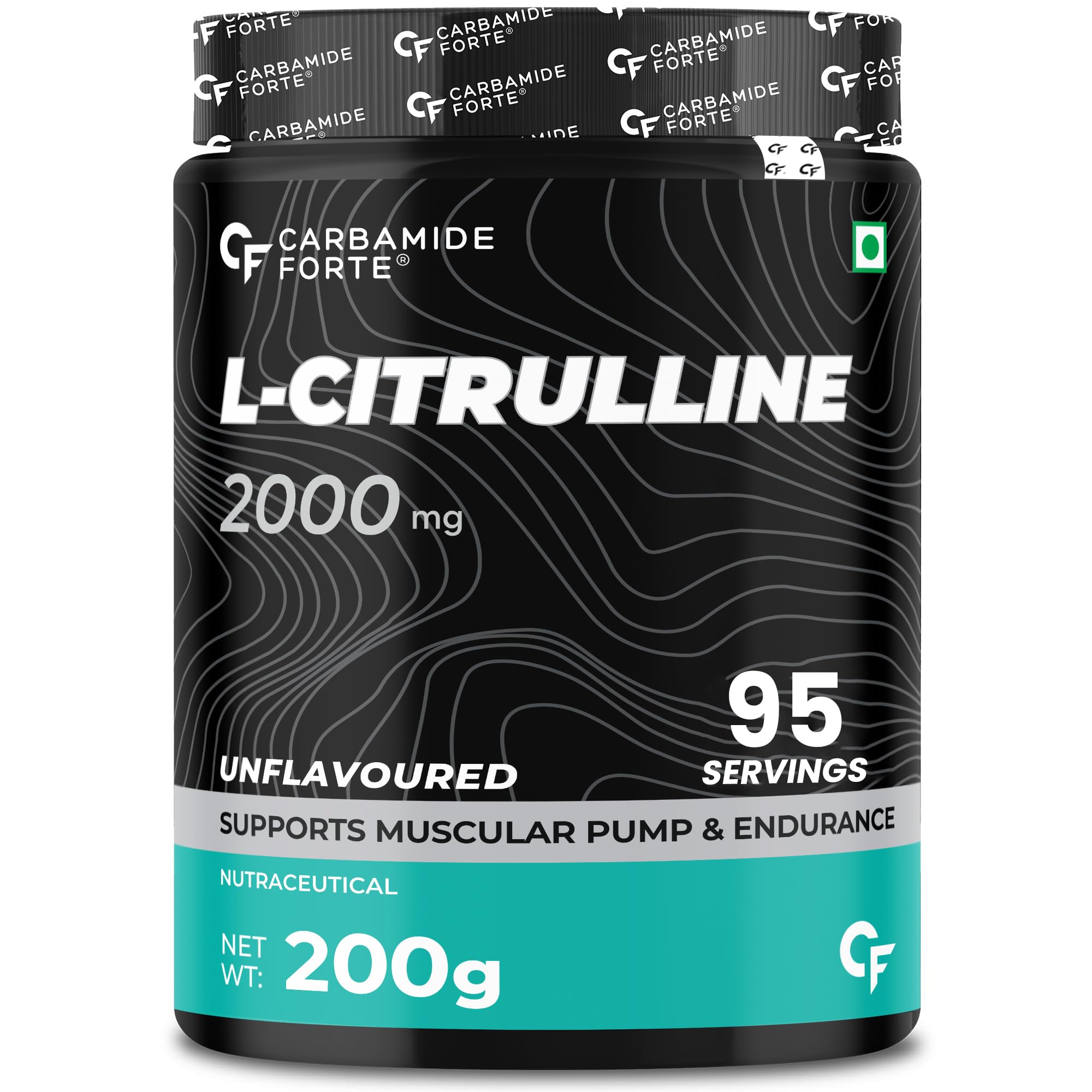 Carbamide Forte L Citrulline Powder 2000mg | pre workout Supplement for men & Women | L Citrulline Malate Powder | 2000mg 100 Unflavored Servings