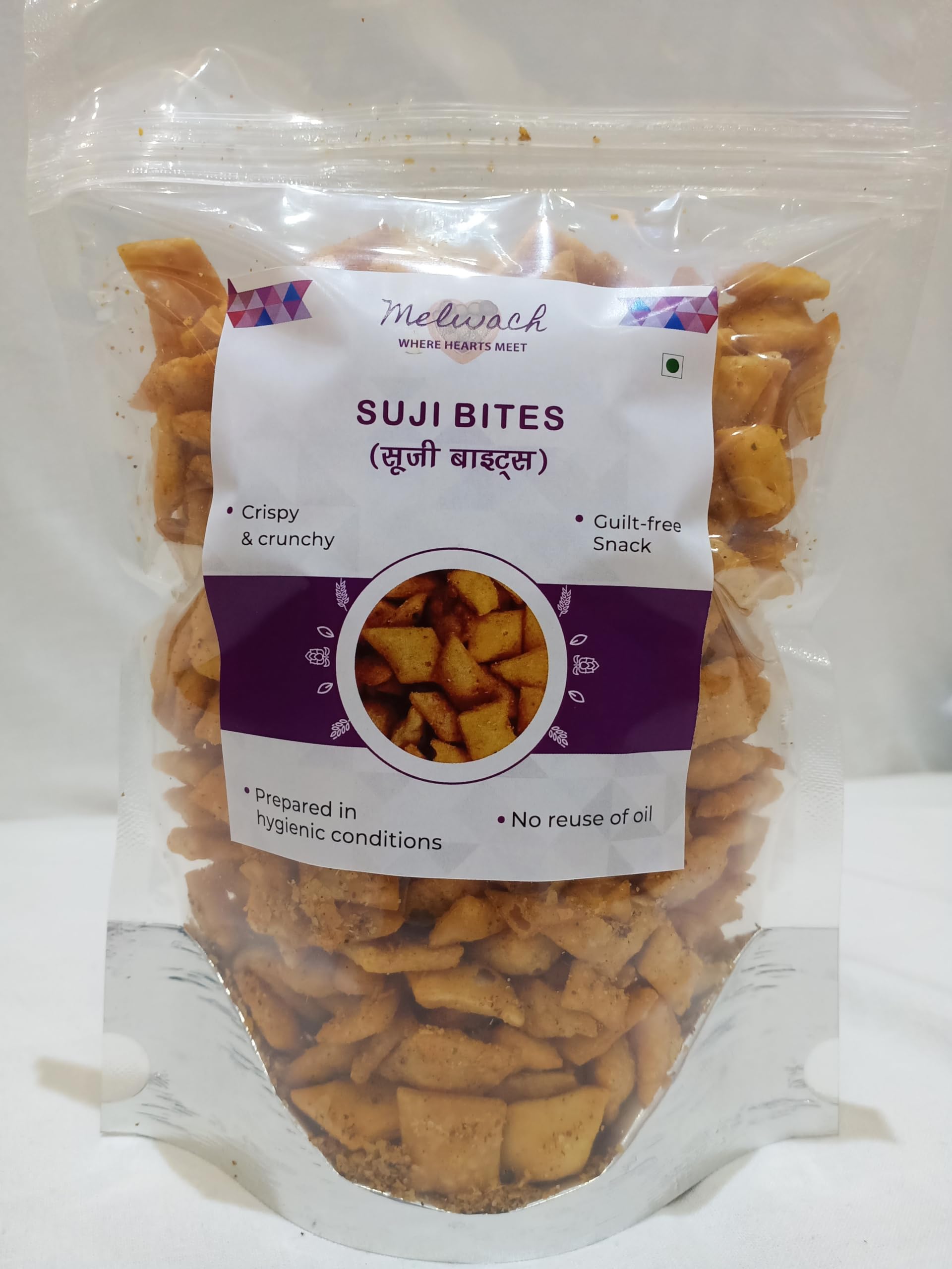 Melwach Suji Bites (350 gms.), Namkeen, Crunchy Snack, No reuse of oil (B0CKLS4RLT) Amazon Price History, Amazon Price Tracker