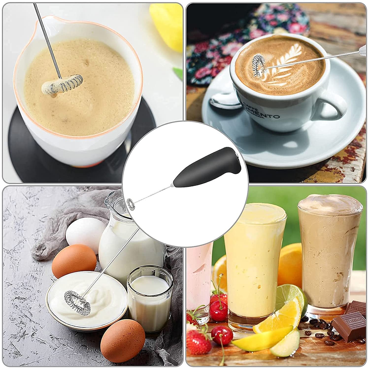 Battery Coffee Frother - Electric Milk Frother -3 Battery Coffee Frother - Electric Milk Frother -3